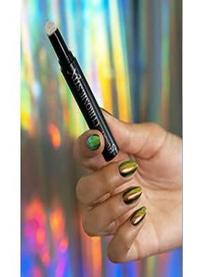 Gelish Chrome Stix, Chrome Nail Powder, Nail Art for Stunning Metallic Finish, Long-Lasting, Easy Application, Perfect for Professional and At-Home Use (Pink Opal, 0.5g) - Image 4